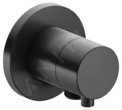 Keuco IXMO - Stopkraan Inbouw, Met Slangaansluiting, Zwart Chroom 59541131101