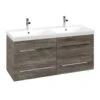 Villeroy & Boch Avento - Wastafelonderkast, 1180x514x452 Mm, 4 Lades, Stone Oak A89300RK
