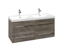 Villeroy & Boch Avento - Wastafelonderkast, 1180x514x452 Mm, 4 Lades, Stone Oak A89300RK