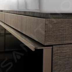 Geberit Citterio - Wastafelonderkast 750 Mm, Met Bijzetplank, Glanzend Zwart/eik Grijsbruin 500.563.JJ.1 -Duravit || Geberit || Grohe Verkoopwinkel e88ce1f86eabb44b070fd067 2