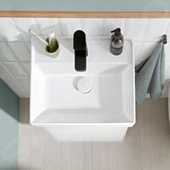 Villeroy & Boch Collaro - Wastafelonderkast, 410x546x344 Mm, 1 Deur, Scharnieren Links, Glossy White C00500DH -Duravit || Geberit || Grohe Verkoopwinkel e939ca997ab675ec8761d687