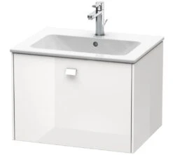Duravit Brioso - Wastafelonderkast 442x620x479 Mm, 1 Lade, Glans Wit BR400102222