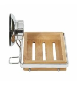 Compactor Bestlock - Zeephouder Met Zuignap, Bamboe/chroom RAN5806 -Duravit || Geberit || Grohe Verkoopwinkel e9b9905434500c0350330c86