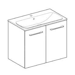 Geberit Selnova Square - Wastafelonderkast 635x788x480 Mm, Met Wastafel, 2 Deuren, Hickorynoot 501.258.00.1 -Duravit || Geberit || Grohe Verkoopwinkel e9e9681a8eed1837e36aca66 1