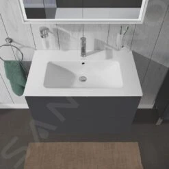 Duravit L-Cube - Wastafelonderkast 550x820x481 Mm, 2 Laden, Grafiet Mat LC624104949 -Duravit || Geberit || Grohe Verkoopwinkel eab0637fe7a084eba0120d0a