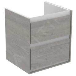 Ideal Standard Connect Air - Wastafelonderkast 480x409x517 Mm, Grijs Eiken/mat Wit Gelakt E1607PS