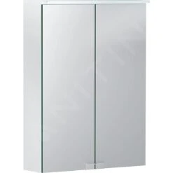 Geberit Option - Spiegelkast Met Verlichting, 500x675x180 Mm, Wit 500.257.00.1