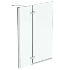Ideal Standard I.Life - Badscherm, Tweedelig, 1000 Mm, Links, Silver Bright/helder Glas T4887EO
