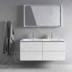 Duravit L-Cube - Wastafelonderkast 550x1290x481 Mm, 4 Laden, Wit Mat LC625901818 -Duravit || Geberit || Grohe Verkoopwinkel ed5463016ae04cd7e8dd5fb8