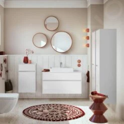 Villeroy & Boch Collaro - Hoge Zijkast, 404x748x349 Mm, 1 Deur, Scharnieren Rechts, Glossy White C03201DH -Duravit || Geberit || Grohe Verkoopwinkel ed73b704dd61096955f26896 1