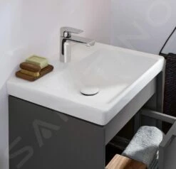 Villeroy & Boch Subway 3.0 - Wastafelonderkast, 423x429x378 Mm, 1 Deur, Grafiet C58200VR -Duravit || Geberit || Grohe Verkoopwinkel eeed3216fd68557ce984523c