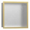 Hansgrohe XtraStoris Individual - Inbouwnis Met Designlijst, 300x300x100 Mm, Geborsteld Rvs/vzhled Zlata 56097990