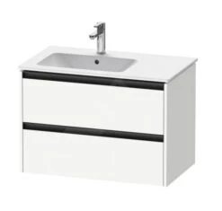 Duravit Ketho.2 - Wastafelkast 549x810x480 Mm, 2 Laden, Mat Wit K25267018180000