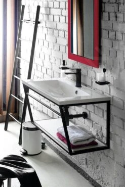 Sapho Ska - Onder Wastafelconstructie Met Planchet, 1200 Mm, Mat Wit SKA114 -Duravit || Geberit || Grohe Verkoopwinkel efd1f100ca023be9c7284c13