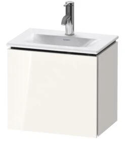 Duravit L-Cube - Wastafelonderkast 400x440x311 Mm, Rechts, 1 Deur, Glanzend Wit LC6133R2222