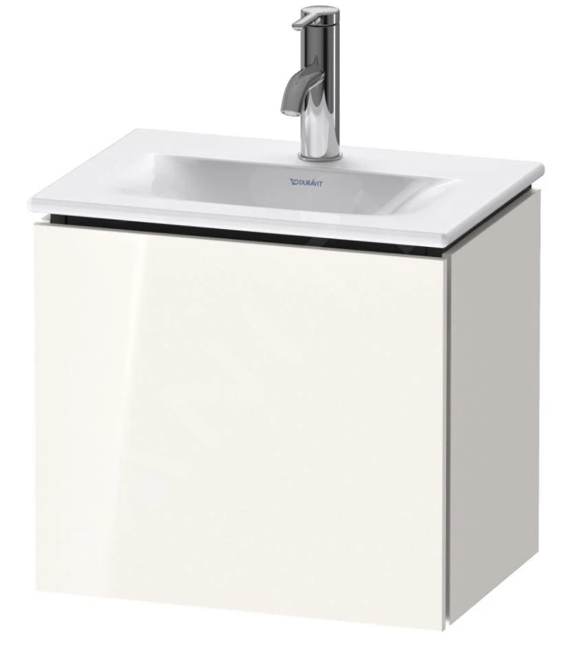 Duravit L-Cube - Wastafelonderkast 400x440x311 Mm, Links, 1 Deur, Glanzend Wit LC6133L2222 1 Duravit L-Cube - Wastafelonderkast 400x440x311 Mm, Links, 1 Deur, Glanzend Wit LC6133L2222