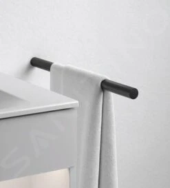 Keuco Reva - Handdoekhouder, Lengte 450 Mm, Mat Zwart 12820370000 -Duravit || Geberit || Grohe Verkoopwinkel f08c3a1cd8b03b556fb3aaf4 1