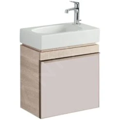 Geberit Citterio - Fontein Onderkast 450 Mm, Glanzend Grijsbruin/eik Beige 500.555.JI.1 -Duravit || Geberit || Grohe Verkoopwinkel f09e2db744054d66cc5af77d