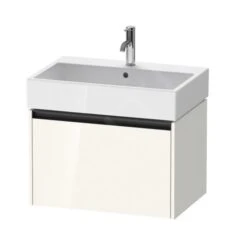 Duravit Ketho.2 - Wastafelkast 440x684x460 Mm, 1 Lade, Glanzend Wit K25076022220000