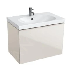 Geberit Acanto - Wastafelonderkast 750 Mm, Zand Grijs 500.611.JL.2