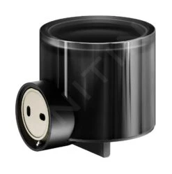 Keuco Reva - Zeepdispenser Met Houder, Mat Zwart 12852379000 -Duravit || Geberit || Grohe Verkoopwinkel f273e23fb85d1b5e57e245fb