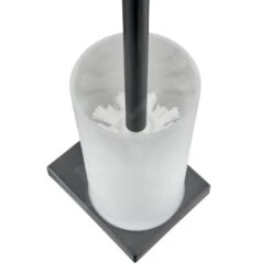 Keuco Edition 11 - WC-borstel Met Houder, Mat Glas/zwart Chroom Geborsteld 11164139000 -Duravit || Geberit || Grohe Verkoopwinkel f337c09dad5591913789e5c6