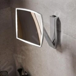 Keuco Make-up Spiegels - Make-up Spiegel Met LED-verlichting, Chroom 17613019004 -Duravit || Geberit || Grohe Verkoopwinkel f341cafef4de03042ac1a791