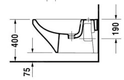 Duravit DuraStyle - Wandbidet, Met WonderGliss, Wit 22861500001 -Duravit || Geberit || Grohe Verkoopwinkel f556c800204526463f0b3ba9