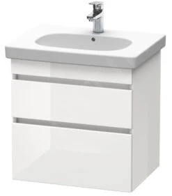 Duravit DuraStyle - Wastafelonderkast 610x930x453 Mm, 2 Laden, Glanzend Wit DS648302222