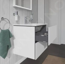 Duravit L-Cube - Wastafelonderkast 550x620x481 Mm, 2 Laden, Wit Mat LC624001818 -Duravit || Geberit || Grohe Verkoopwinkel f9c805e26e82b2f547d71188