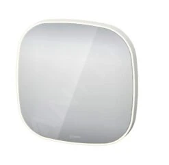 Duravit Zencha - Spiegel Met LED-verlichting, 700x700x50 Mm, Mat Wit ZE7066000000000