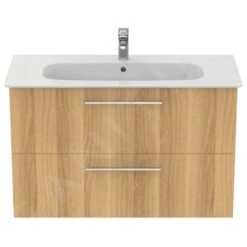 Ideal Standard I.Life A - Wastafelonderkast, 1000x440x630 Mm, 2 Laden, Eiken T5257NX -Duravit || Geberit || Grohe Verkoopwinkel fa5e983201d093141a1c4885