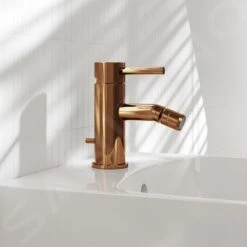 Steinberg 100 - Bidetkraan Met Waste, Rose Goud 100 1300 RG -Duravit || Geberit || Grohe Verkoopwinkel fa8335347175539ec26e005f