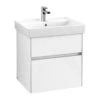 Villeroy & Boch Collaro - Wastafelonderkast, 554x546x444 Mm, 2 Laden, Glossy White C00800DH