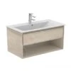 Ideal Standard Connect Air - Wastafelonderkast, 1000x440x517 Mm, Decor Licht Hout/lichtbruin Mat E0828UK