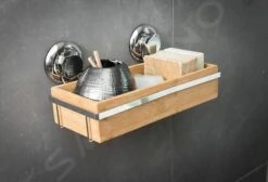 Compactor Bestlock - Zeepschaal Met Zuignap 276x148x127 Mm, Bamboe/chroom RAN5807 -Duravit || Geberit || Grohe Verkoopwinkel fb097ae4de5645fc24aa02eb