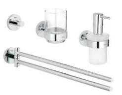 Grohe Essentials - Accessoireset 4-in-1, Chroom 40846001