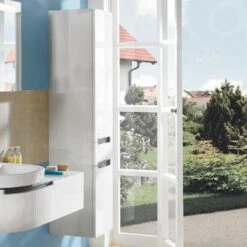 Villeroy & Boch Subway 2.0 - Hoge Badkamerkast, 1650x370x350 Mm, Glossy White A70800DH -Duravit || Geberit || Grohe Verkoopwinkel fc6bb8b1ee75b1949cf91a73