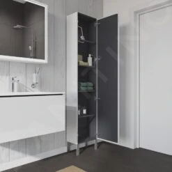 Duravit L-Cube - Hoge Badkamerkast 1760x500x243 Mm, Rechts, Glanzend Wit LC1171R2222 -Duravit || Geberit || Grohe Verkoopwinkel fdb5d92346518482fef36cda 1