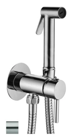 Paffoni Bidet Kit - Inbouw Bidetkraan Met Handdouche, Rvs ZDUP110ST