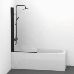 Ideal Standard Connect 2 - Badscherm 800x1400 Mm, Zwart/helder Glas T9924V3 -Duravit || Geberit || Grohe Verkoopwinkel fe9a04d81f86229b9806f135