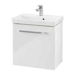 Villeroy & Boch Avento - Wastafelkast, 530x514x352 Mm, 1 Deur, Crystal White A88801B4