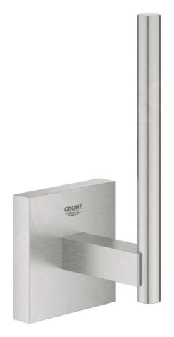 Grohe QuickFix Start Cube - Reserve Toiletrolhouder, Supersteel 40979DC0
